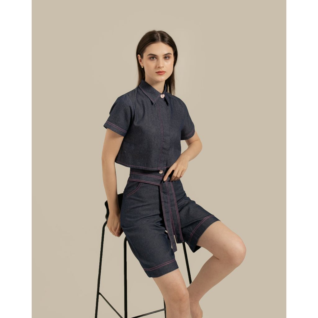ALMA TOP IN NAVY****