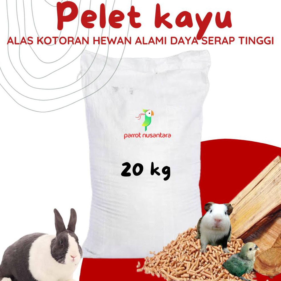 CODE T1K ไม้เม็ดไม้ 2Kg 25KG WOODEN CAGE BASE สําหรับแมว กระต่าย หนูตะเภา นก หนูแฮมสเตอร์