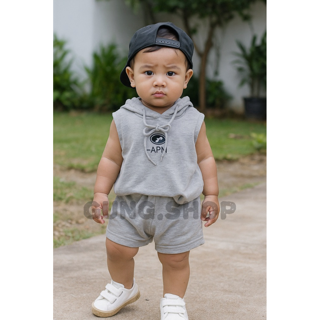 LEXABONG APN HODIE SET FOR BABY BOYS AND GIRLS AGES 1-5 ปี / BABY BOYS CLOTHES SET / BABY GIRLS CLOT