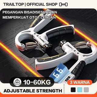 TrailTop Handgrip Adjustable Strength 5~60KG Auto-Counting Alat Olahraga Tangan Handgrip Portable