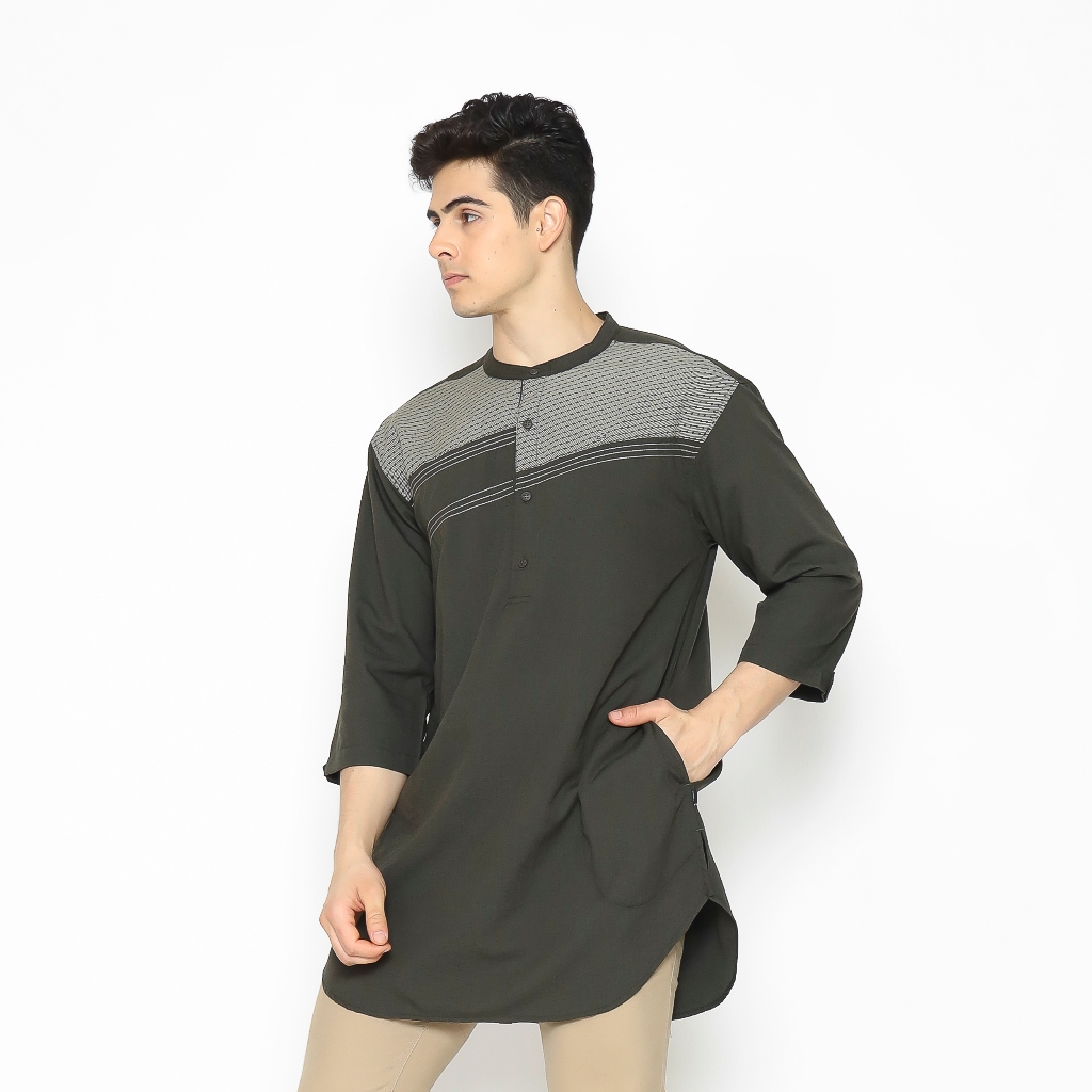 AS SAFWA Koko Kurta Shirt K168 3/4 - Tariq 3/4 Sleeve