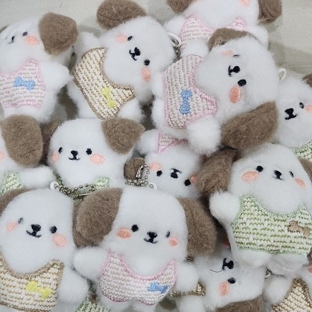 CUTE DOG KEYCHAIN CUTE PUPPY BABY DOLL THAT CAN SOUND