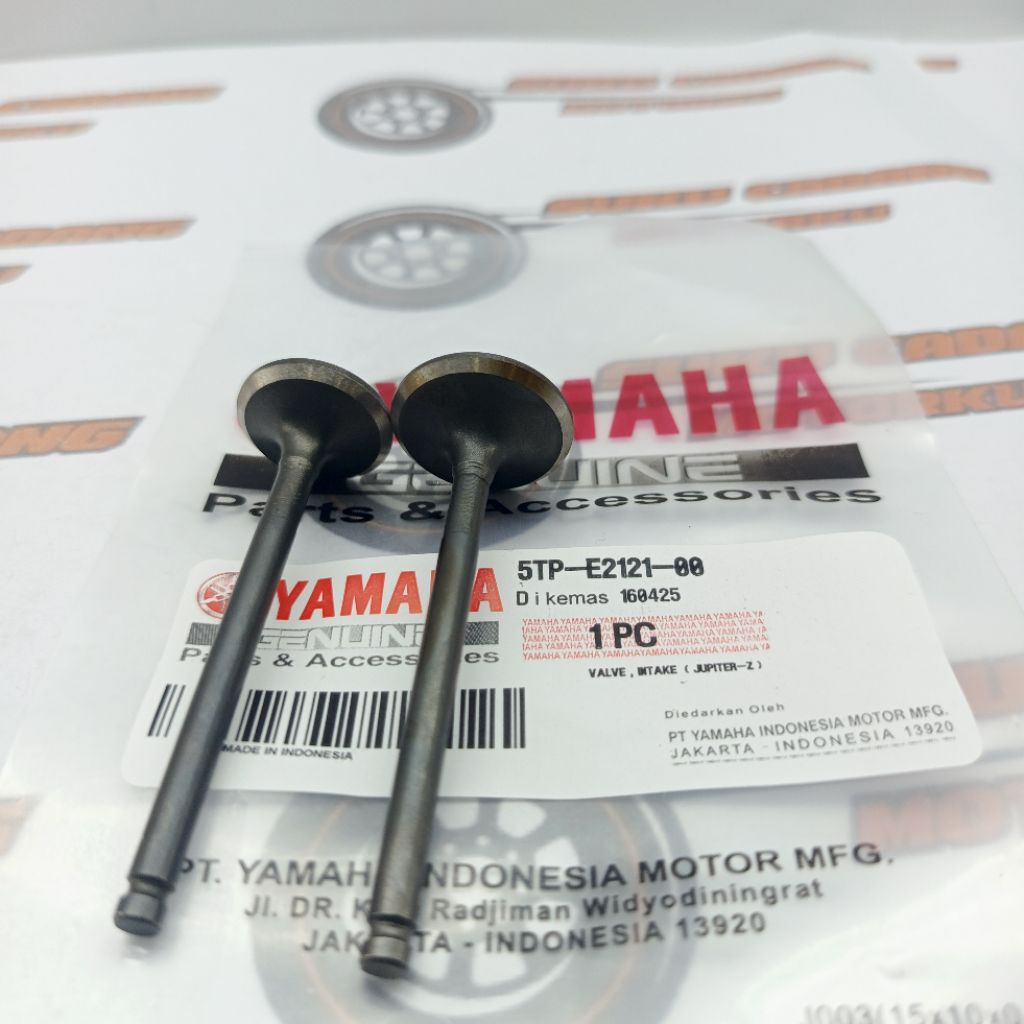 5TP-E2121-00 ชุดวาล์ว UMBRELLA VALVE CRYPTON/VEGA R/VEGA ZR/JUPITER Z/JUPITER Z NEW/PRICE สําหรับ 1 