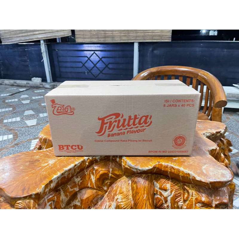 กระดาษแข็ง 30 ซม. x 20 ซม. x 18 ซม. (200) มือสอง Fruitta 8Jx40 Single Wall