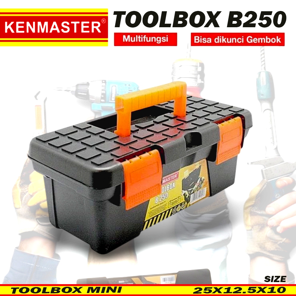 กล่องเครื่องมือ Mini B250 KENMASTER กล่องเครื่องมือกล่องเครื่องมือขนาดเล็ก B 250 B250