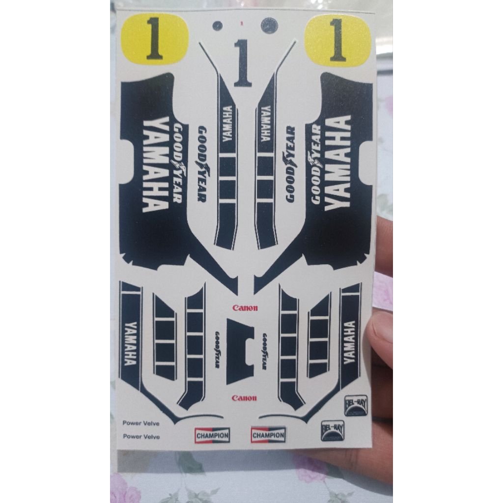 รูปลอก Yamaha YZR 500 1979, รูปลอก Kenny Robert 1/12