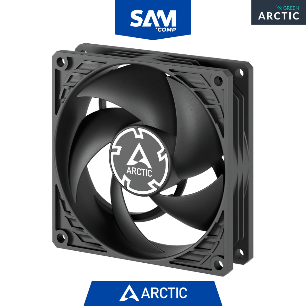 ARCTIC P9 MAX BLACK SINGLE FAN PACK 92MM FAN CASE CASING