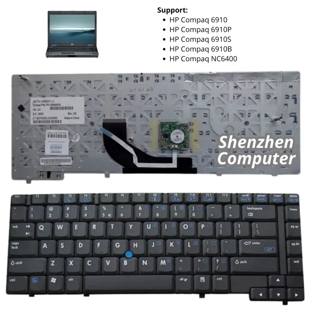 HP Compaq Laptop Keyboard 6910 6910P 6910S 6910B NC6400 ใหม่ของแท้