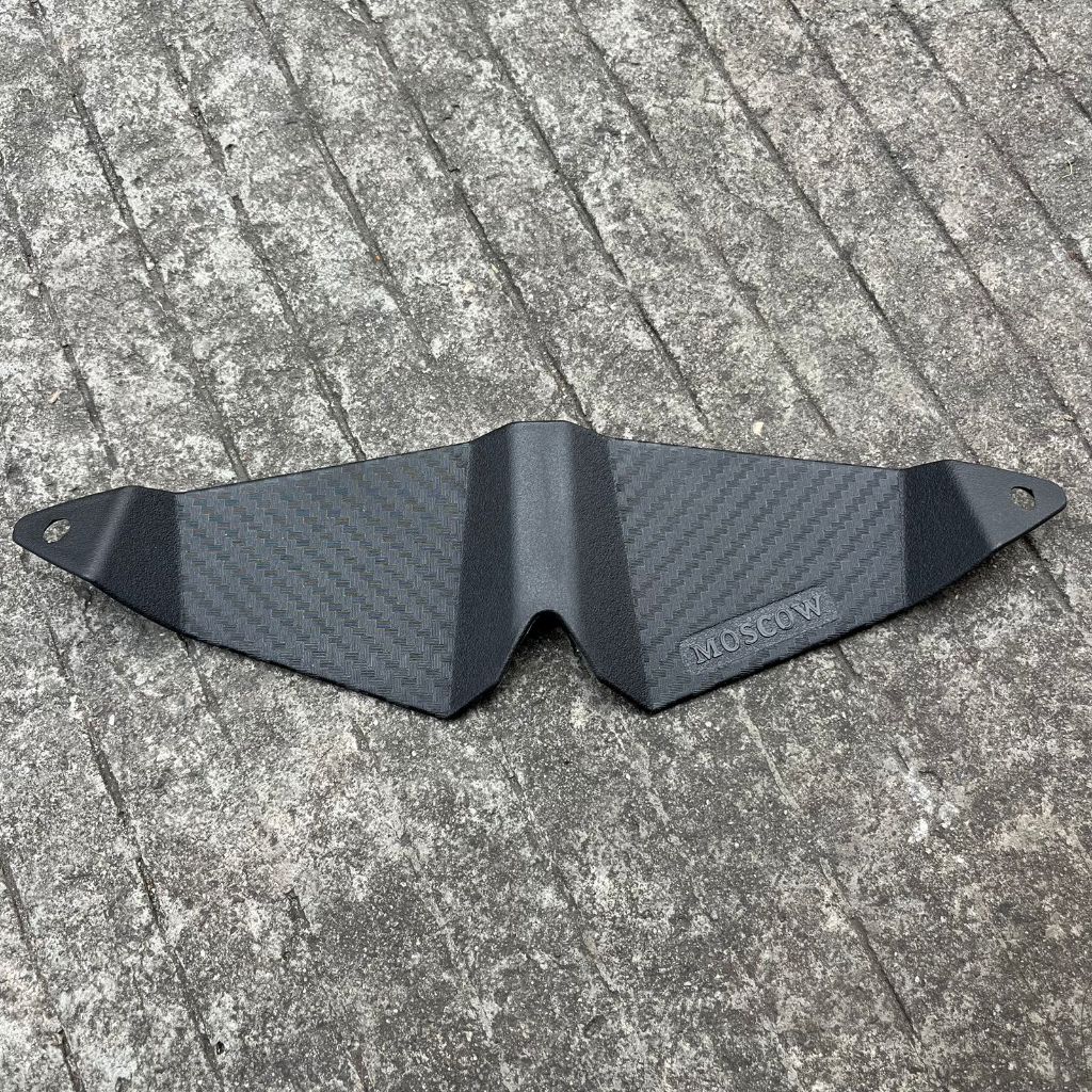 ใหม่ AEROX WINGLET / AEROX 155 WINGLET / AEROX WINGLET ใต้ปีกพลาสติกคาร์บอนสีดํา ABS WING LOWER WING