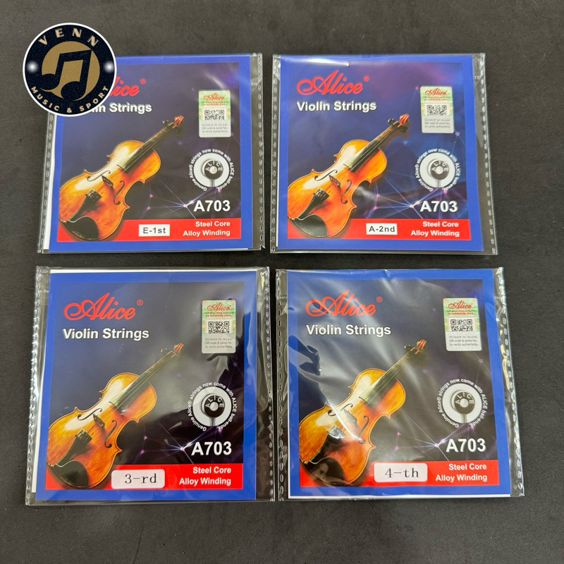 ALICE VIOLIN STRINGS ขายปลีกและต้นฉบับชุดไม่จีน KW