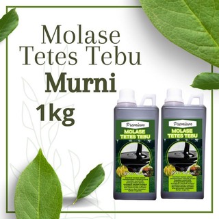 Molase tetes tebu kemasan botol,berat 1 Kg bisa Cod