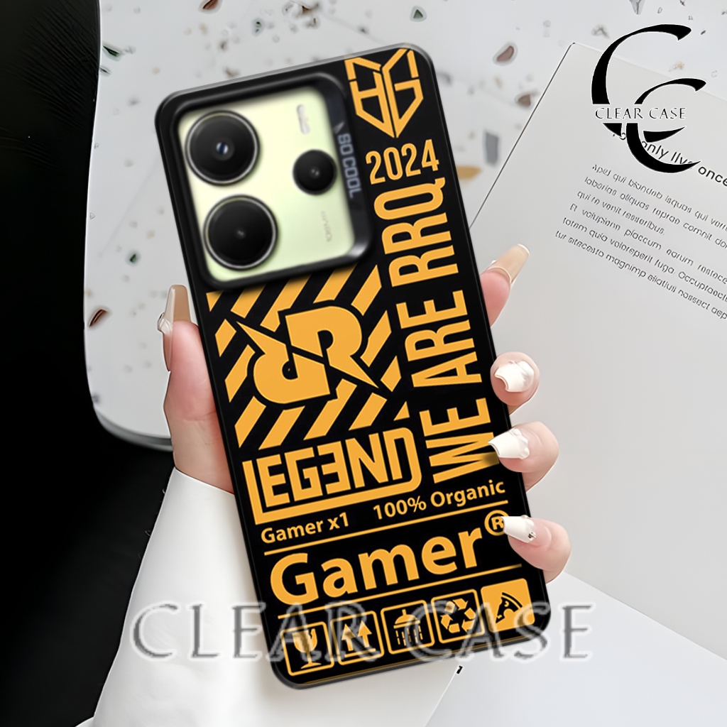 CLEARCASE - Softcase So Cool Redmi Note 14 4G ล่าสุดกรณี Fusion Motif RRQ Kesing Hp Xiaomi Redmi Not