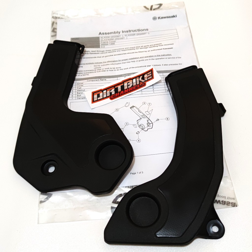 ORIGINAL KAWASAKI KLX 230 230R กรอบยามกรอบฝาครอบป้องกัน