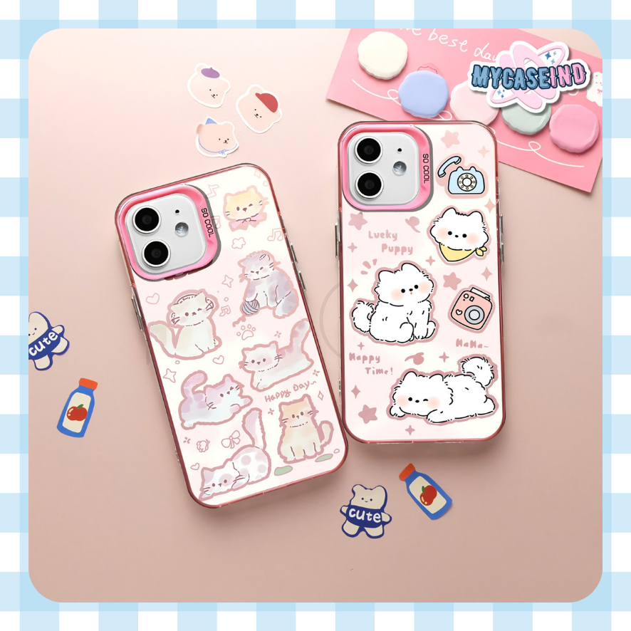 Pink Kitty พิมพ์ Cool Case Redmi note 12 5G pro 4G 13c 14c 13 4G 5G a5 4G poco c75 c65 a3 13 6a 5a 1