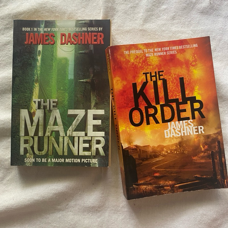 หนังสือนวนิยายนําเข้า The Maze Runner - James Dashner Preloved ORIGINAL