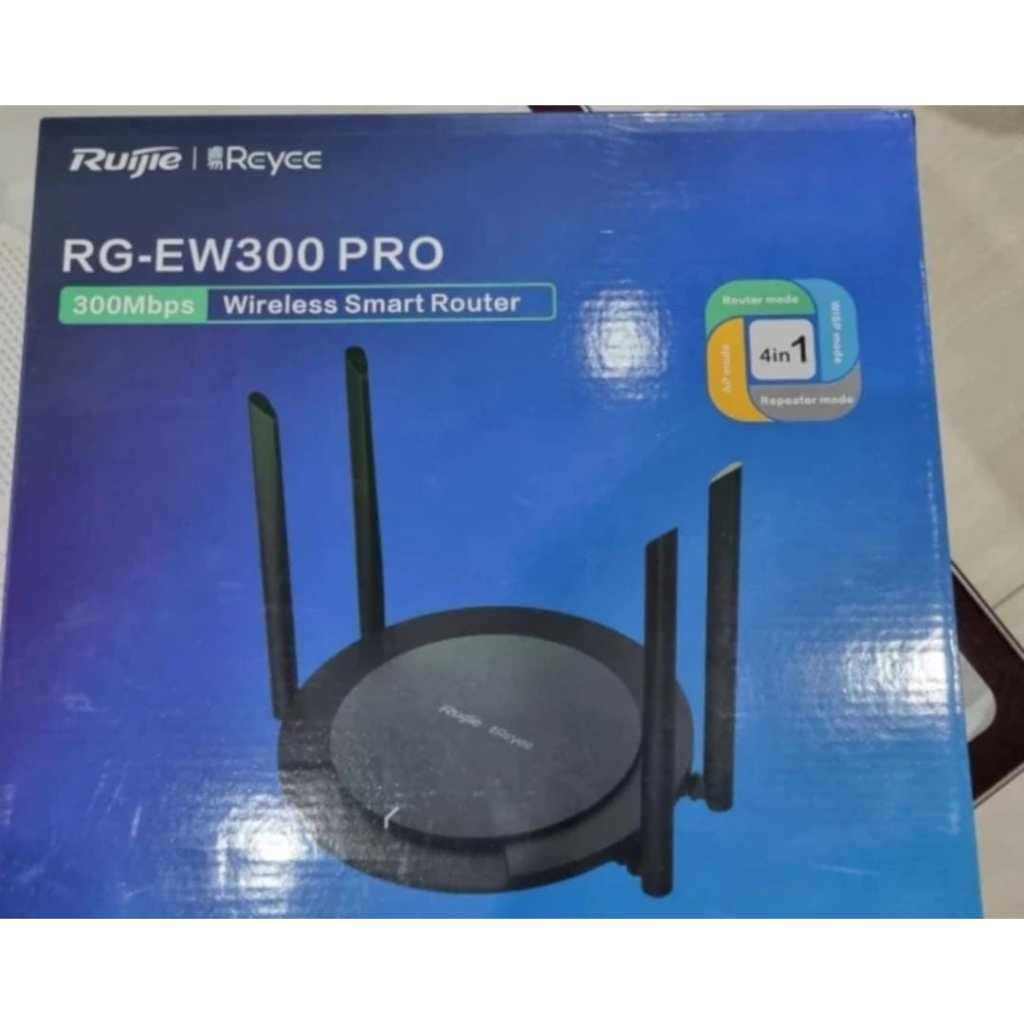 Ruijie RG-EW300 Pro 300 mbps เราเตอร์อัจฉริยะ ตัวขยายสัญญาณไร้สาย wifi n300 5dbi fem ew300