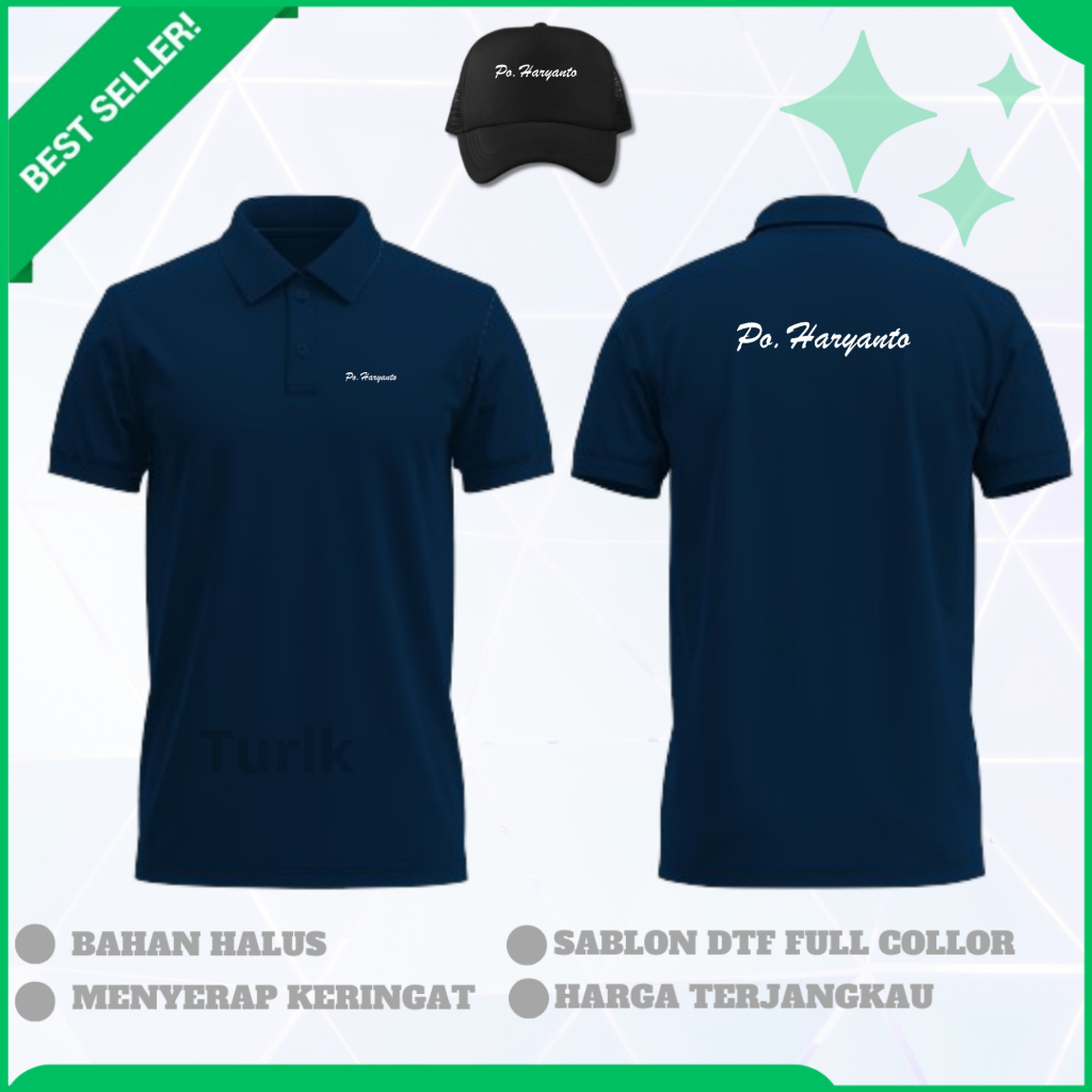 PO Haryanto Bus Shirt เสื้อโปโล Haryanto CUstom Bus