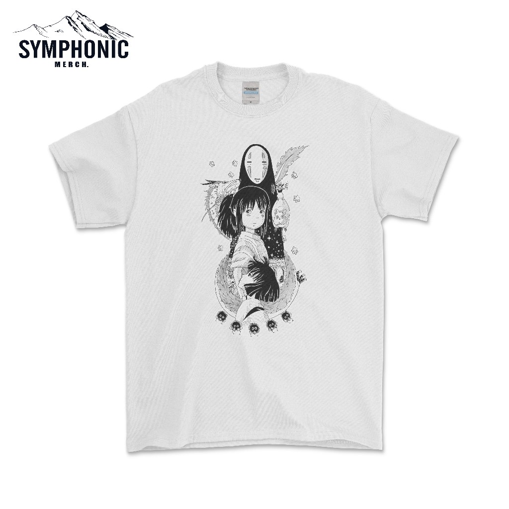 เสื้อยืด SPIRITUAL AWAY STUDIO GHIBLI ANIME
