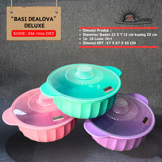 samiaku-COD 6 set wadah saji anti panas dengan tutup -Dealova