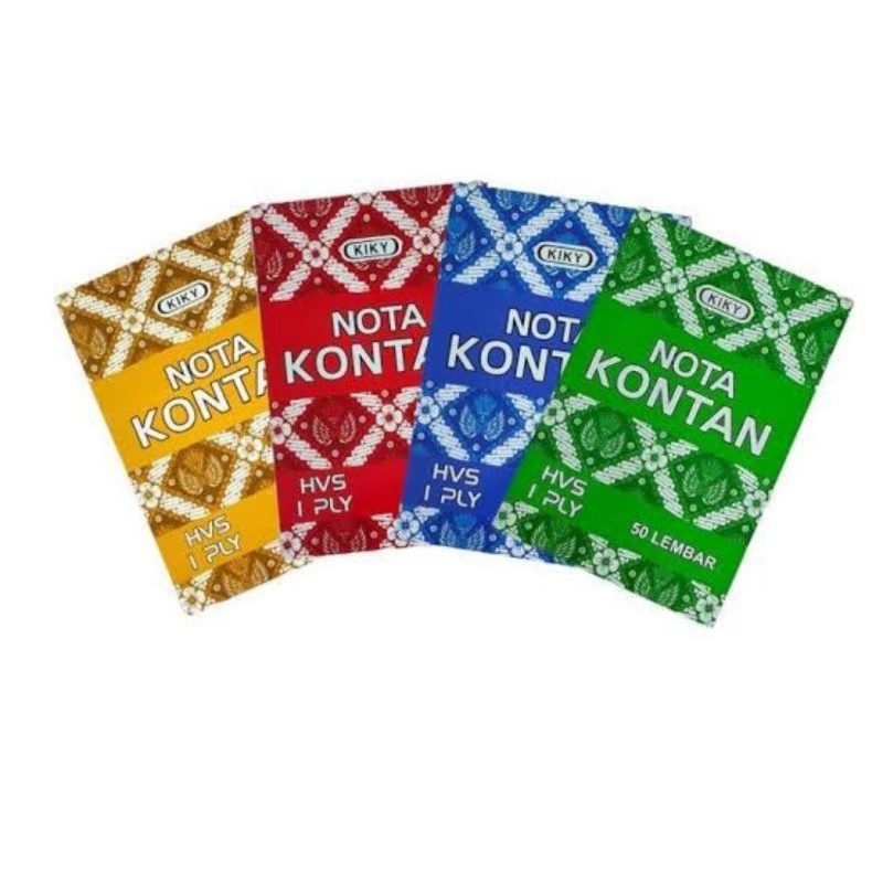 [1 แพ็ค / 10 เล่ม] KIKY K1 HVS CASH NOTE BOOK / KIKY SMALL 1 PLY NOTE BOOK / KIKY K-1 CASH NOTE
