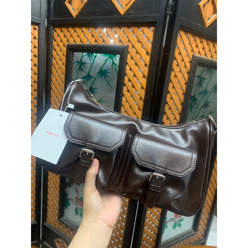 JOEY MINI BAG OIL STAND / OIL STAND BAG / JOEY MINI MARRON OIL STAND / ขาตั้งน้ํามัน