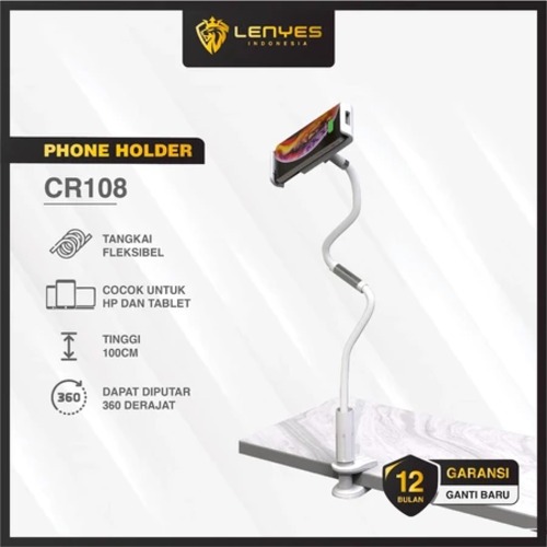 MYROOTS X LENYES CR108 - CR168 Lazy Pod Stand Holder ตารางยืดหยุ่น 1 เมตรสําหรับสมาร์ทโฟนและแท็บเล็ต