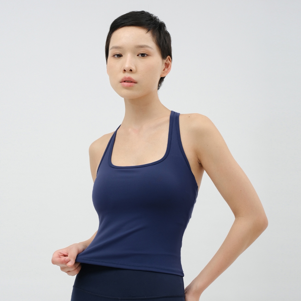Miniletics Mile Racerback Tank 2in1 พร้อม Pad สปอร์ตบราผู้หญิง