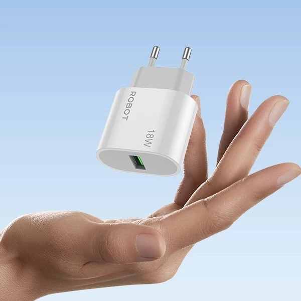 ROBOT RT-P18 ADAPTER CHARGER 3A BATOK CHARGER QUICK CHARGING ROBOT RT-P18 QC3.0 18W ORIGINAL ROBOT
