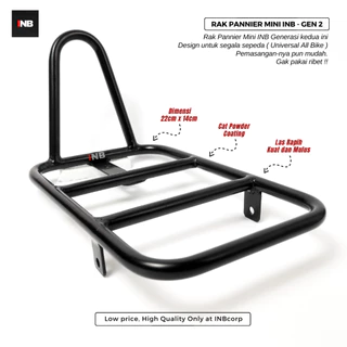 Mini fixie ตะกร้าจักรยาน federal cutterbike mtb Gravelbike - ชั้นวาง pannier กลาง INBgen-2 One Set
