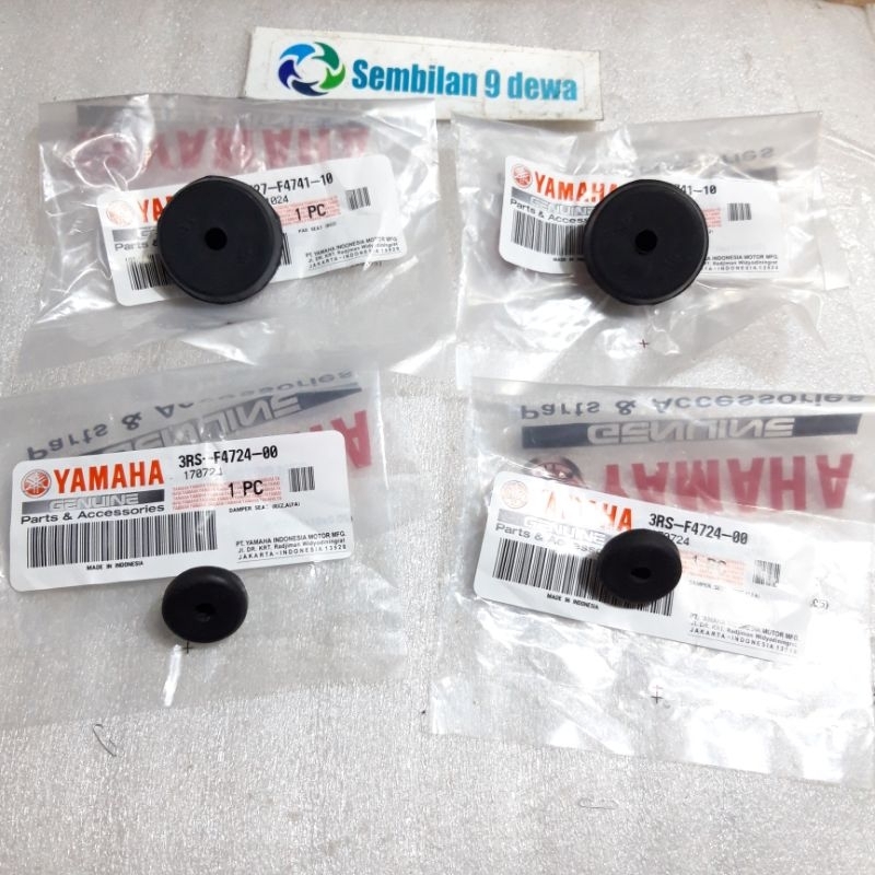 ยางรองเบาะ 1 ชุด สําหรับ Yamaha RXZ RZR RXZ เครื่องวิเคราะห์แมว Yamaha ดั้งเดิม