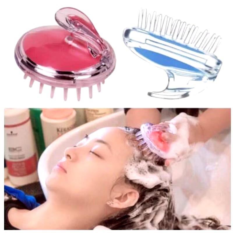 [COMELA] แชมพู COMB HAIR BRUSH HEAD MASSAGE SALON BRUSH SILICONE SHAMPOO HEAD SCALP HAIR MASSAGE SIL