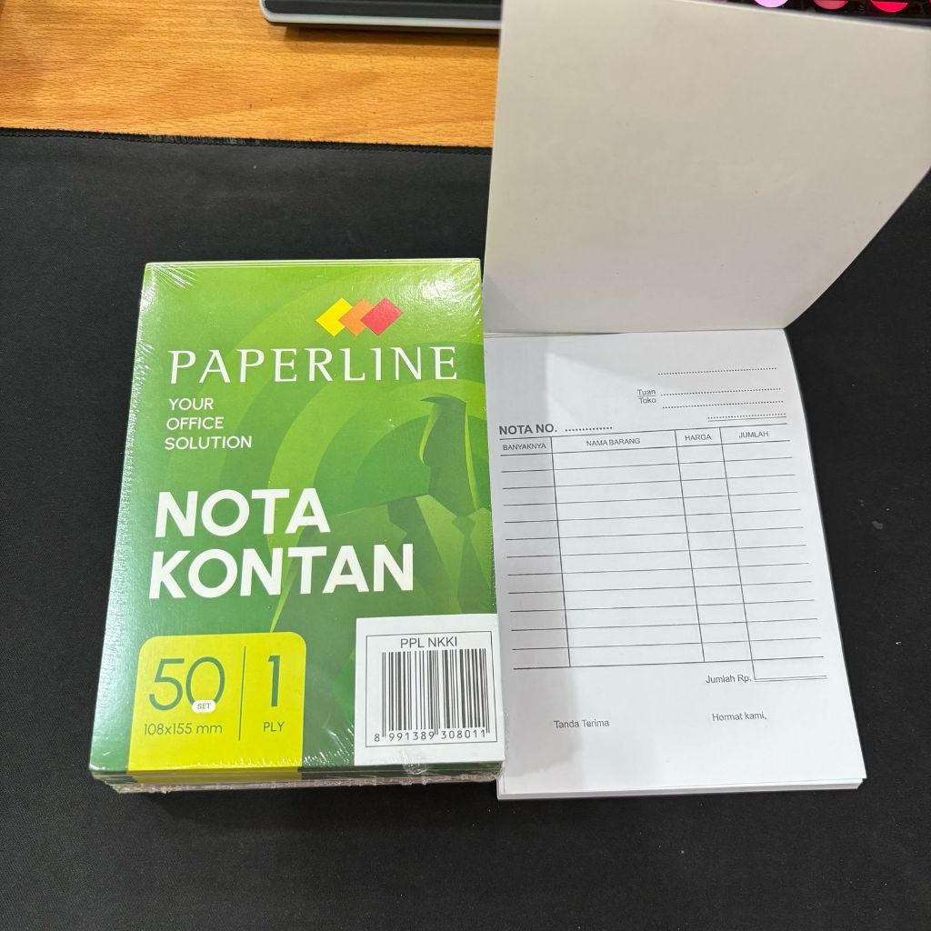 Paperline Small 1 Ply Cash Note Book / Small 1 Ply Cash Note Book / Small Paperline Note Book