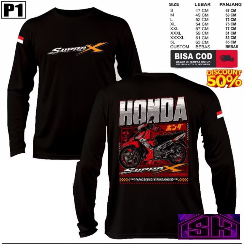 ใหม่ล่าสุดเสื้อยืด HONDA SUPRA-X COOL SUPRA-X CLOTHES