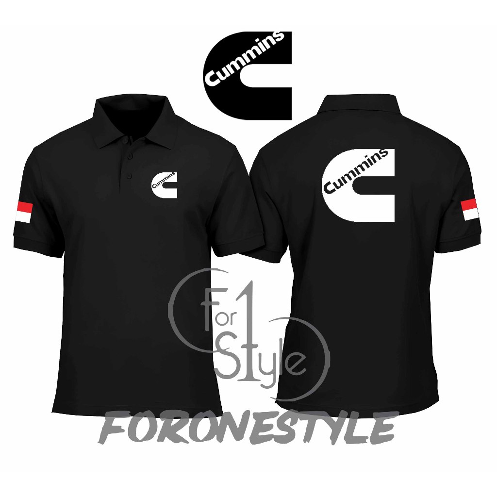 เสื้อโปโล CUMMINS - CUMMINS COLLAR POLO - CUMMINS MOTIF POLO