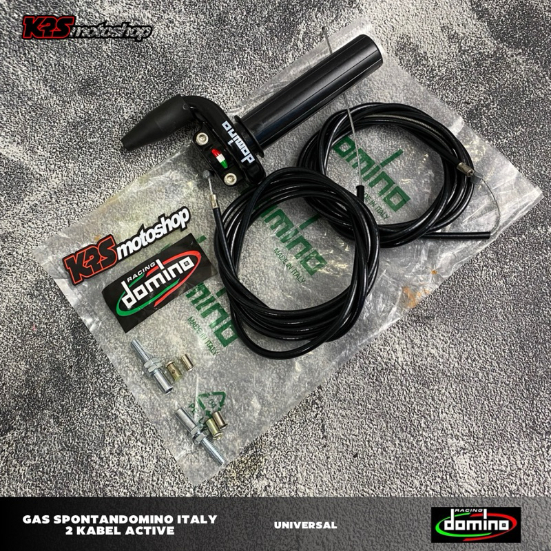 Domino SPONTAN GAS 2 สาย ACTIVE SPONTAN GAS CRF 150 KLX NMAX ใหม่ OLD PCX VARIO BEAT FINO SOUL MIO S