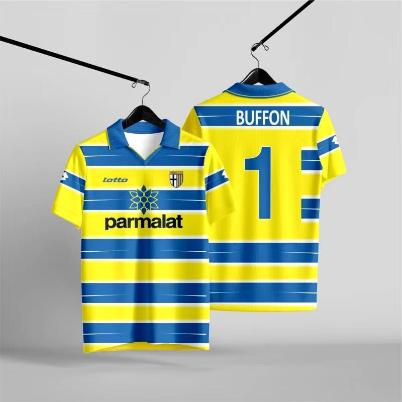 PARMA 1999 HOME AWAY EDITION SPECIAL BUFFON JERSEY ฟรีชื่อและผลตอบกลับ