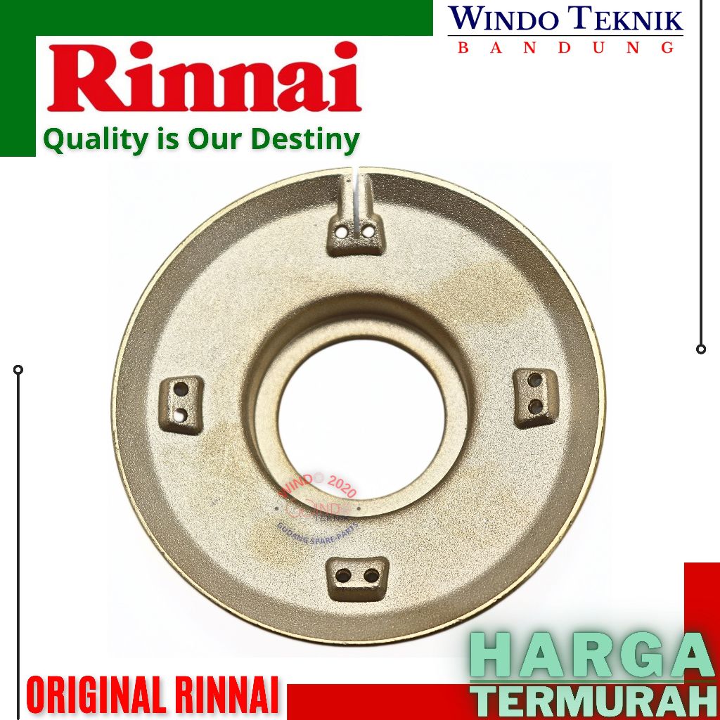 ต้นฉบับ RINNAI SPLIT STOVE BURNER | BARNER BRASS RINAI STOVE ขนาดใหญ่ขวา | BRASS RING RINNAI BURNER 
