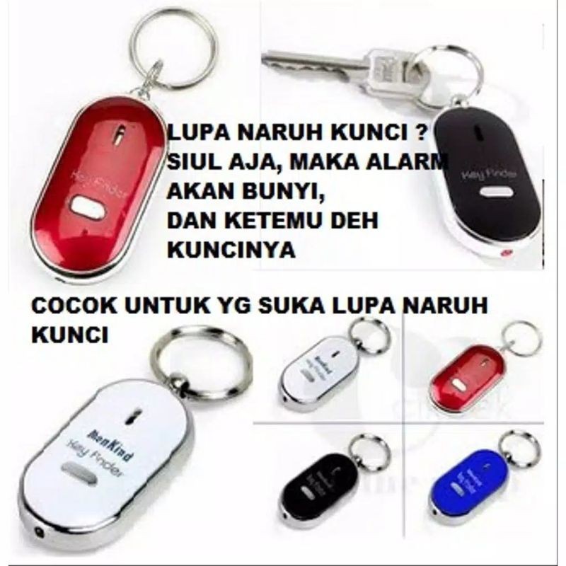 GANTUNGAN WHISTLE KEYCHAIN / KEY FINDER WHISTLE KEYCHAIN SOUND