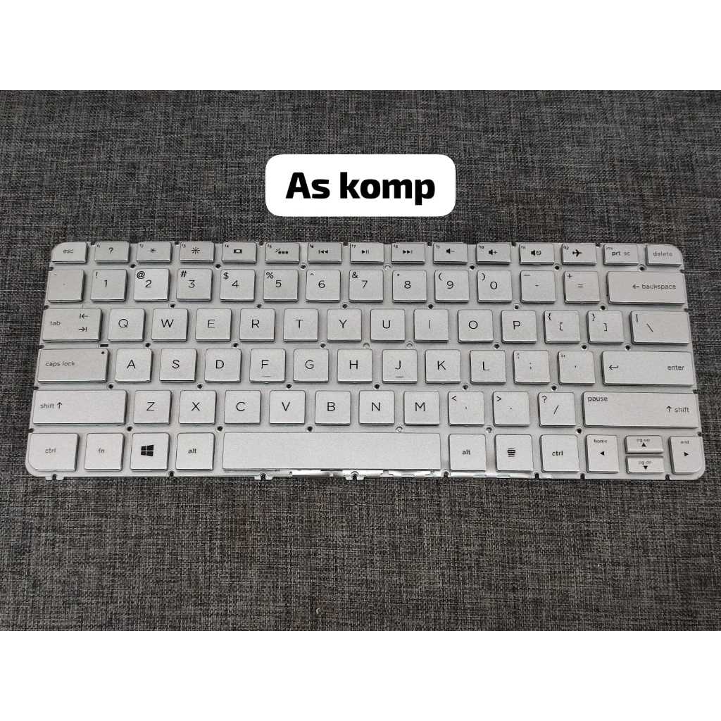 คีย์บอร์ด HP Spectre X360 13-4000 13T-4100 801508-001 G1 TPN-Q157 13T-4200 สีเงิน