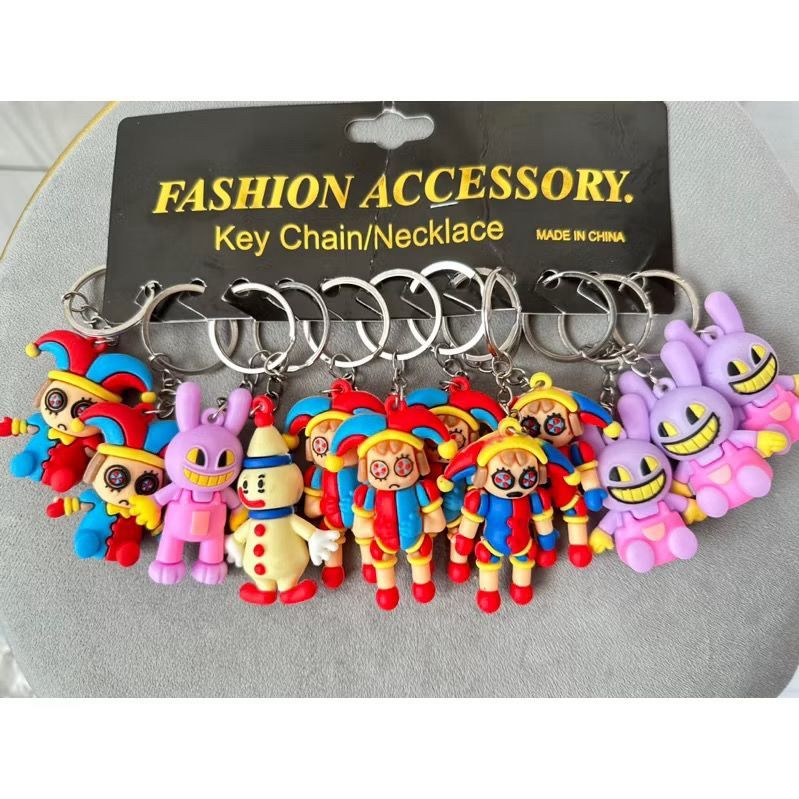 GANTUNGAN Pomni พวงกุญแจ Pomni พวงกุญแจห้อยกระเป๋า