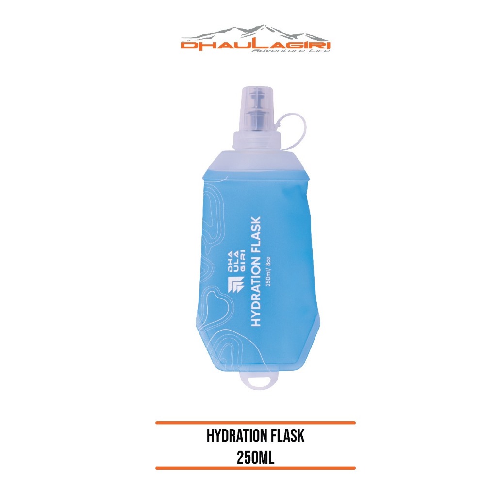 Drhaagiri Soft Flask พับได้ - Hydration Flask 250 ML และ 500 ML / ขวดน้ําดื่มกีฬากลางแจ้งแบบพับได้