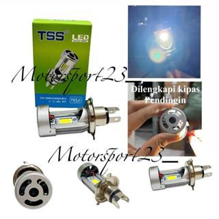 CAHAYA H4 HEADLIGHT PLUS COOLING FAN H4 SOCKET HEADLIGHT MOTORCYCLE AND CAR H4 WHITE LIGHT FAN TSS H