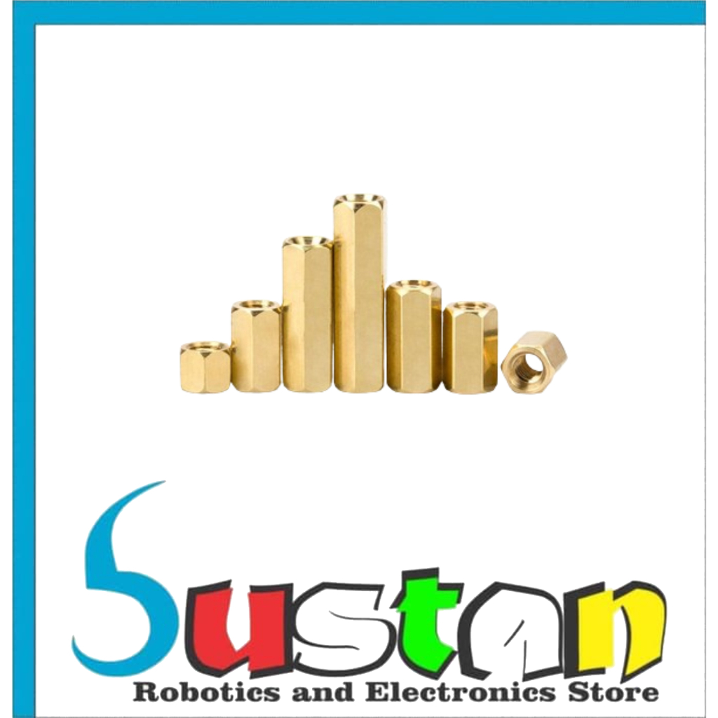 BRASS SPACER FF M2X16 HEXAGONAL SCREW M2 HIGH 16MM 16 MM 1.6CM 1.6 CM