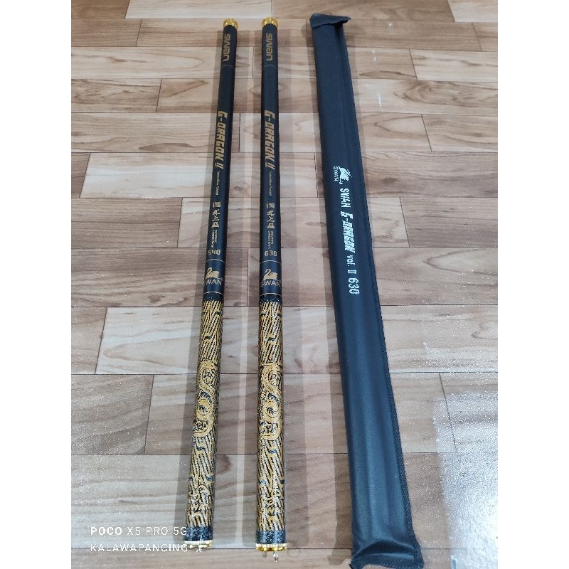 Tegek Swan FG-Dragon "Vol 2" 540 / 630 (Mix Carbon) (ผ้าใบ Batik Motif)