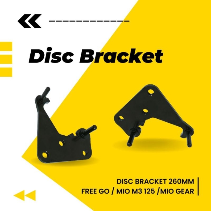 Mio Sporty Disc Bracket ขนาด 260 ม. + น๊อต บีท 260 ม., jupiter mx, VIXION, MX KING pnp MOTORCYCLE CA