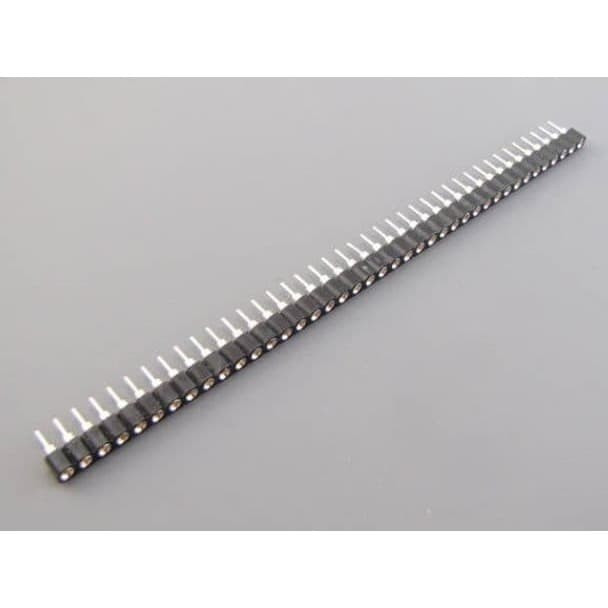 1x40 40 Pin 2.54 2.54 มม.รอบหญิง Pin Header คุณภาพสูง 40p 40pin