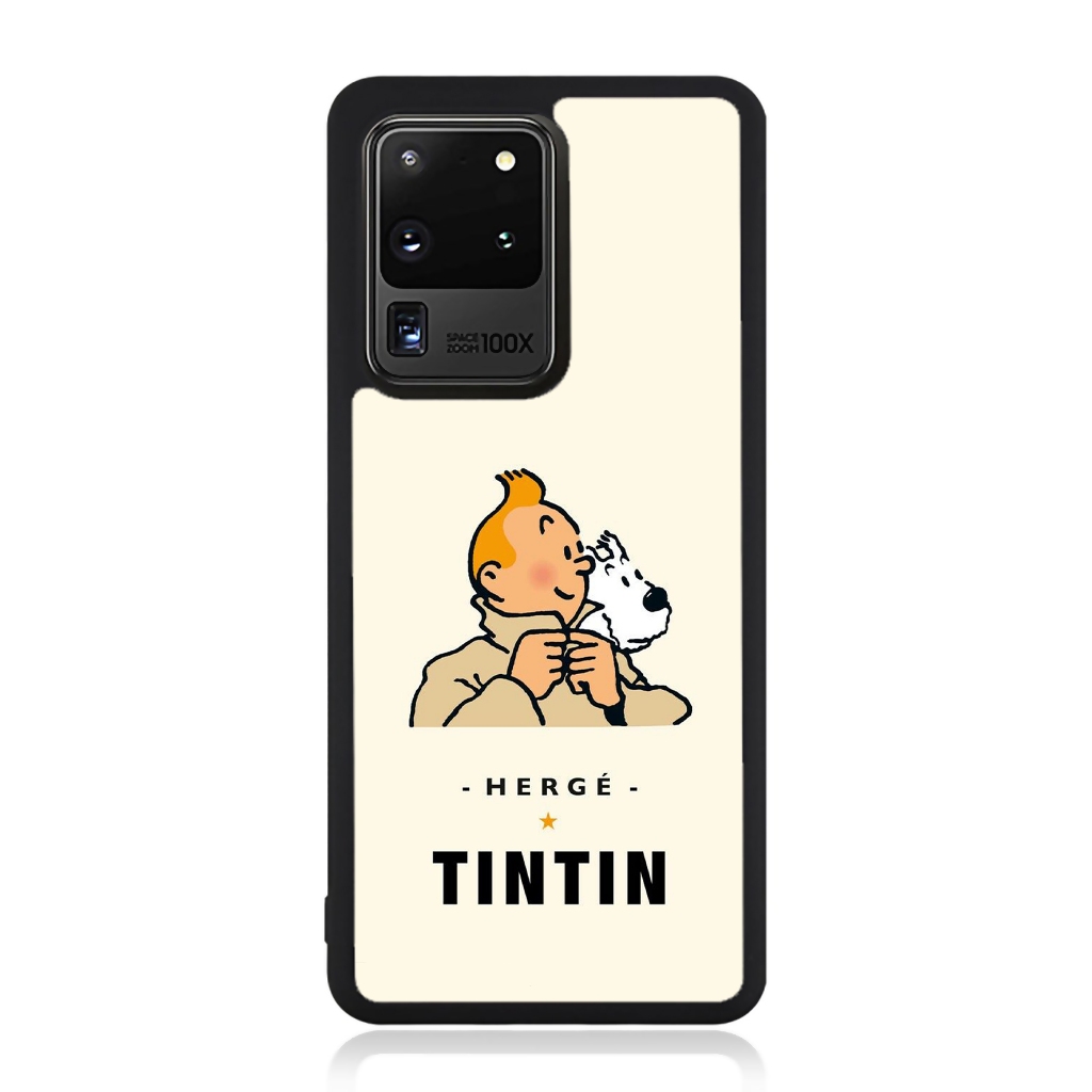 Samsung Note 20 10 9 8 7 Plus ultra Lite Edge TPU Phone Softcase Custom Rin Tin Tin HERGE Case