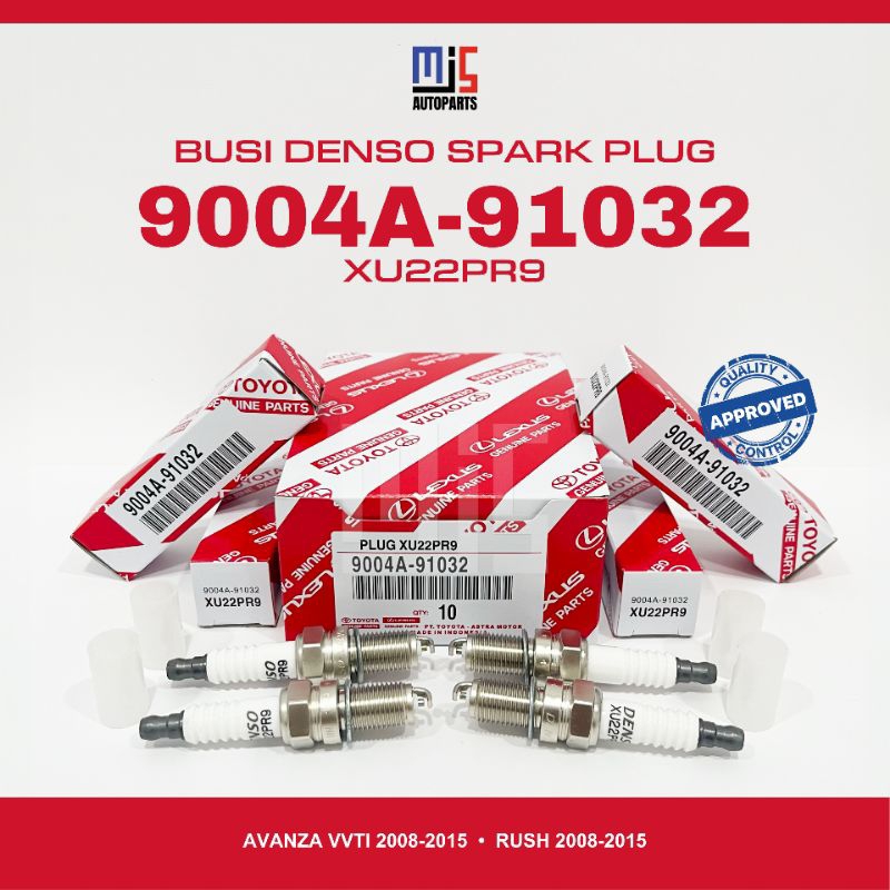 หัวเทียน Toyota 9004A-9103 Avanza VVTi Rush Terios Gran Max XU22PR9