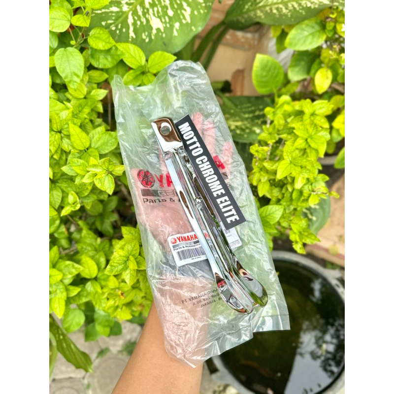 ขาตั้งข้าง fiz r f1z r force1 yamaha 125z tiara chrome เงา ต้นฉบับ yamaha