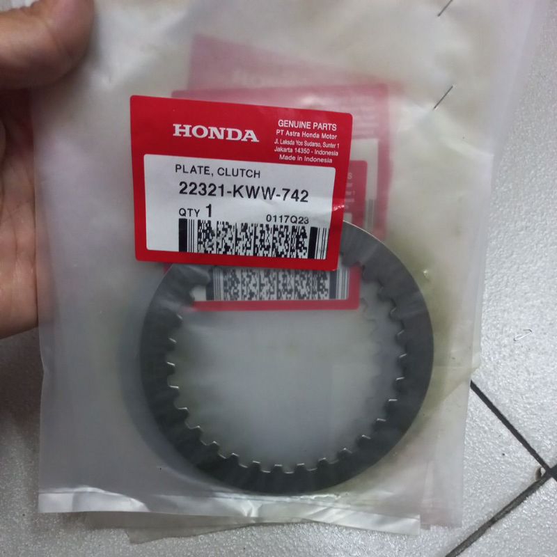22321KWW742 – จานคลัทช์, จานคลัทช์ CB 150 ใหม่, CBX, REVO, SONIC, SUPRA GTR ORIGINAL AM